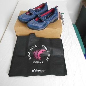 Therafit Mary Jane 2.0 Navy Size 7